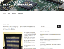Tablet Screenshot of bernd-schubart.de